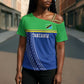 Custom Cicket African Tanzania Cross Shoulder Shirt The Cows Tanzania Pattern