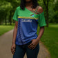 Custom Cicket African Tanzania Cross Shoulder Shirt The Cows Tanzania Pattern