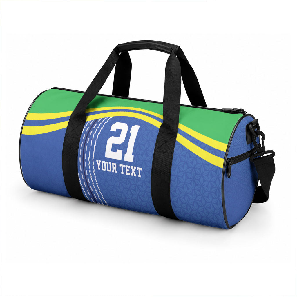 Custom Cricket African Tanzania Duffle Bag The Cows Tanzania Pattern