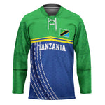 Custom Cicket African Tanzania Hockey Jersey The Cows Tanzania Pattern
