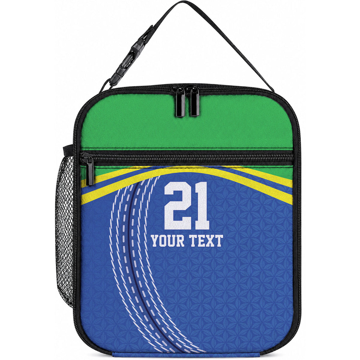 Custom Cricket African Tanzania Lunch Bag The Cows Tanzania Pattern