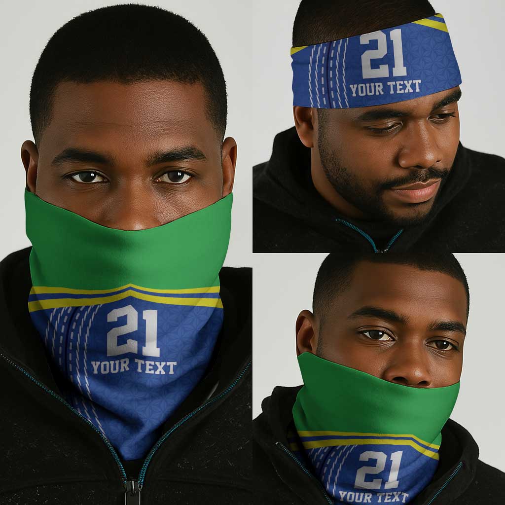 Custom Cicket African Tanzania Neck Gaiter The Cows Tanzania Pattern LT9