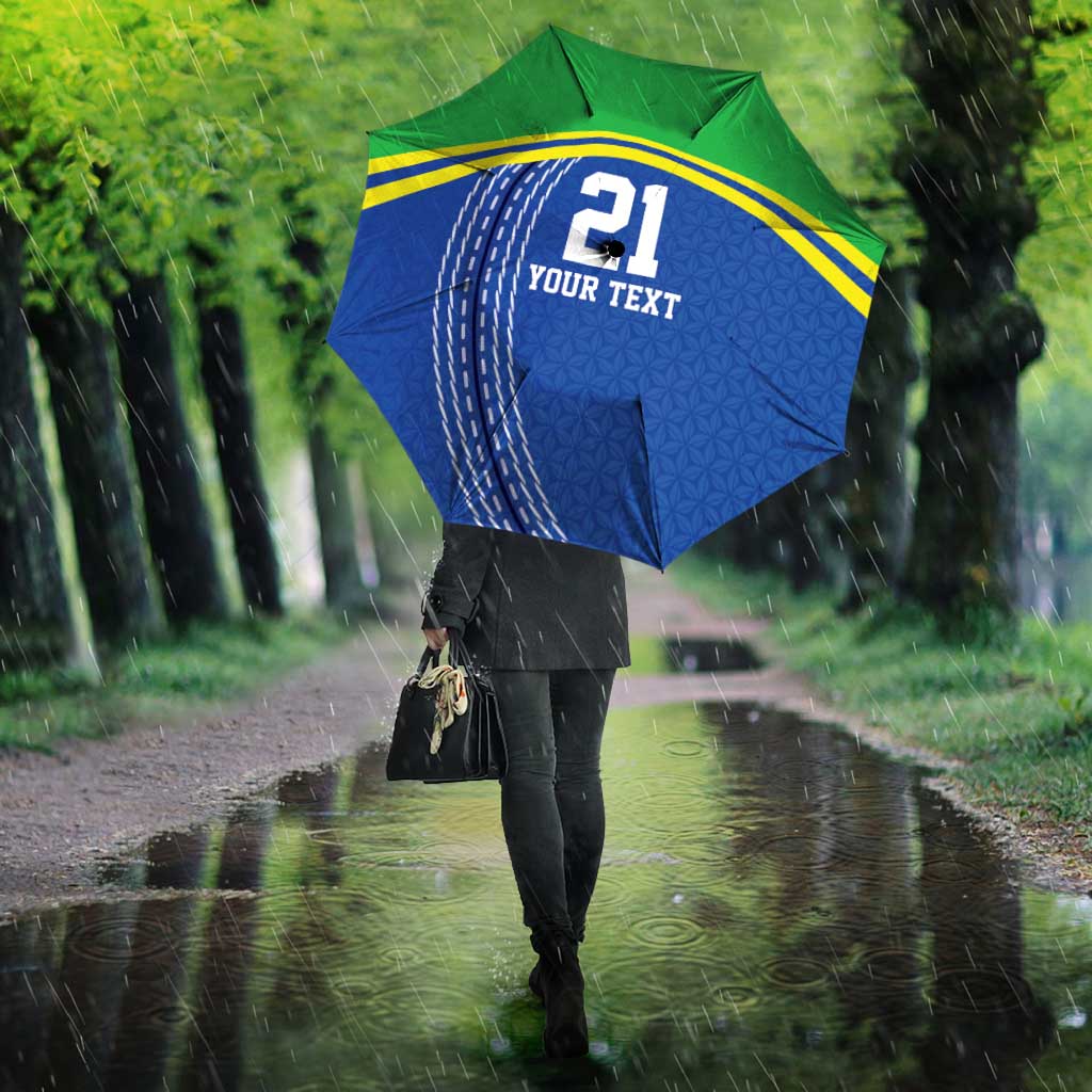 Custom Cicket African Tanzania Umbrella The Cows Tanzania Pattern