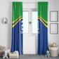 Custom Cicket African Tanzania Window Curtain The Cows Tanzania Pattern - African Pride