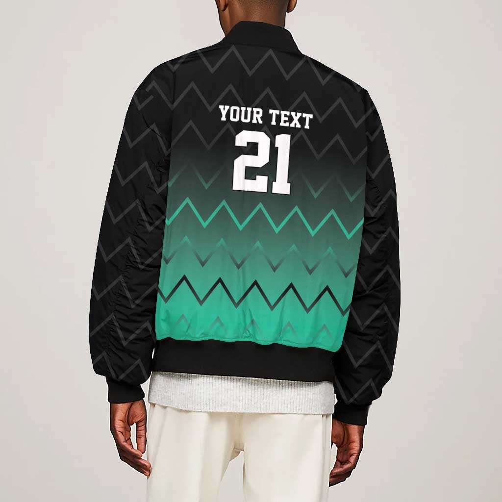 Custom Football African Tanzania Bomber Jacket Retro 2023-24 Tanzania History - African Pride