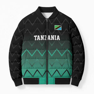 Custom Football African Tanzania Bomber Puffer Jacket Retro 2023-24 Tanzania History