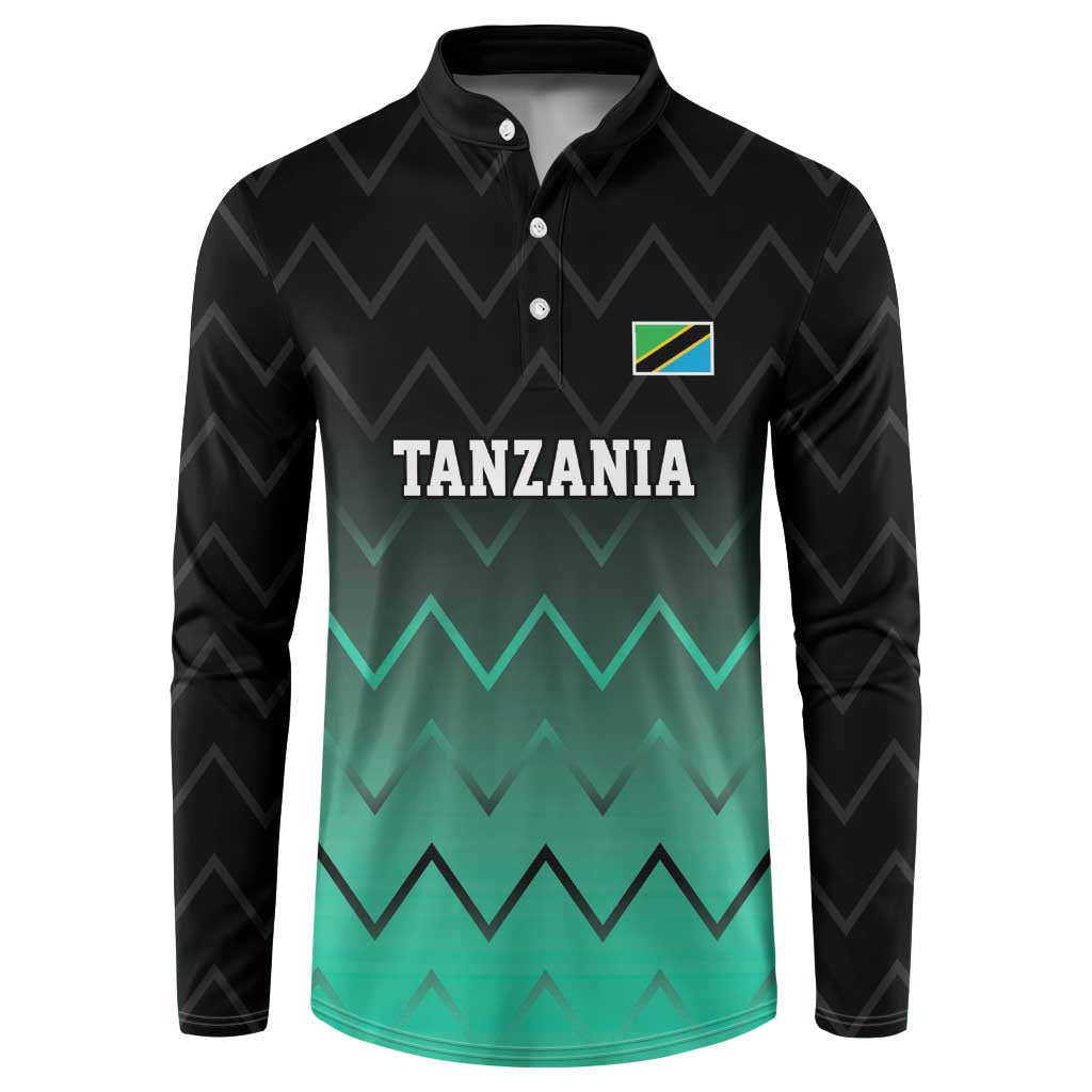 Custom Football African Tanzania Button Sweatshirt Retro 2023-24 Tanzania History