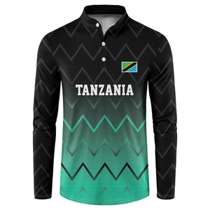 Custom Football African Tanzania Button Sweatshirt Retro 2023-24 Tanzania History