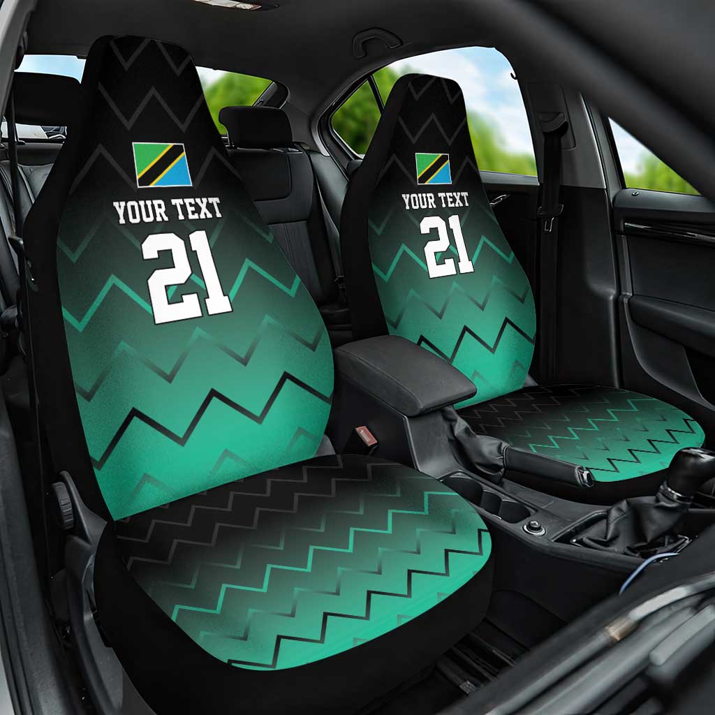Custom Football African Tanzania Car Seat Cover Retro 2023-24 Tanzania History - African Pride