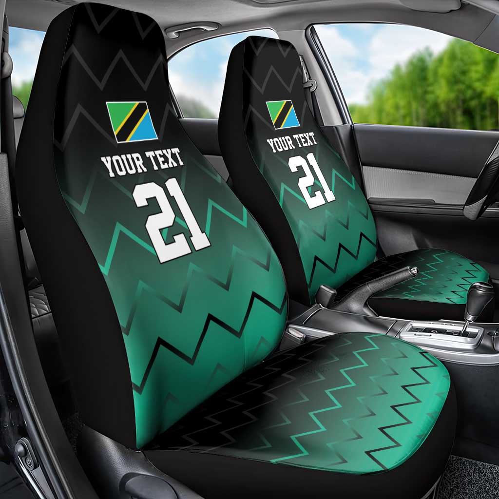 Custom Football African Tanzania Car Seat Cover Retro 2023-24 Tanzania History - African Pride
