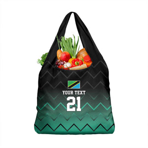 Custom Football African Tanzania Grocery Bag Retro 2023-24 Tanzania History - African Pride