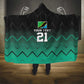Custom Football African Tanzania Hooded Blanket Retro 2023-24 Tanzania History - African Pride