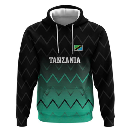 Custom Football African Tanzania Hoodie Retro 2023-24 Tanzania History - African Pride