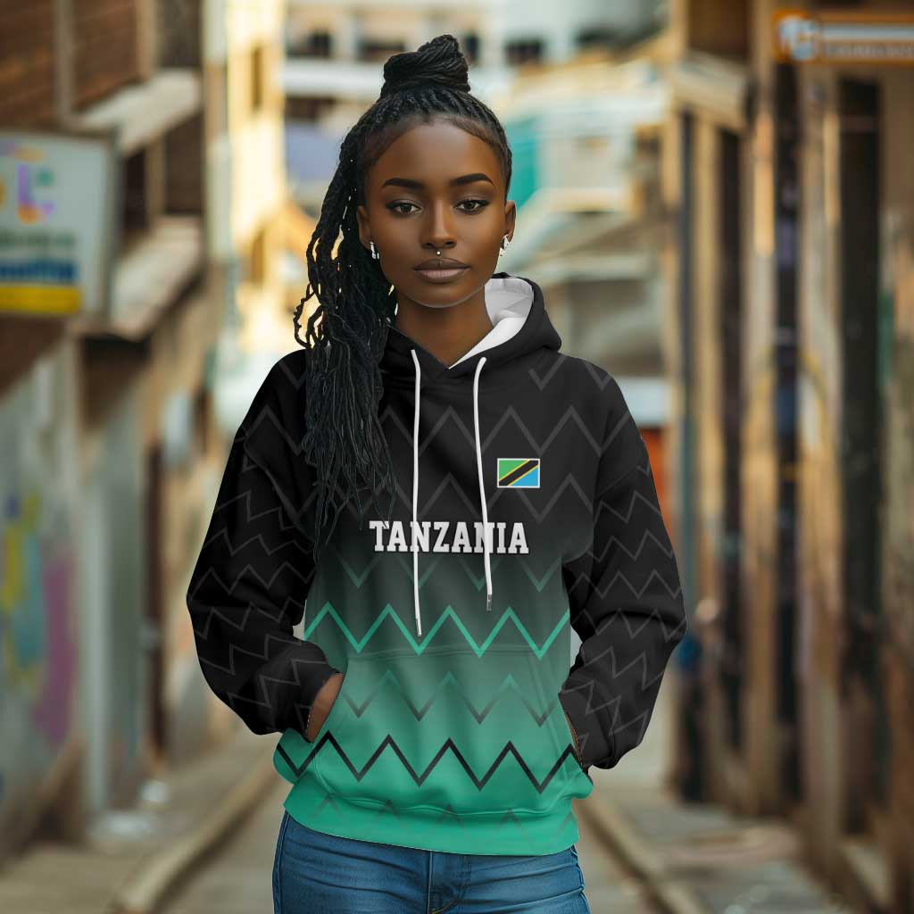 Custom Football African Tanzania Hoodie Retro 2023-24 Tanzania History - African Pride