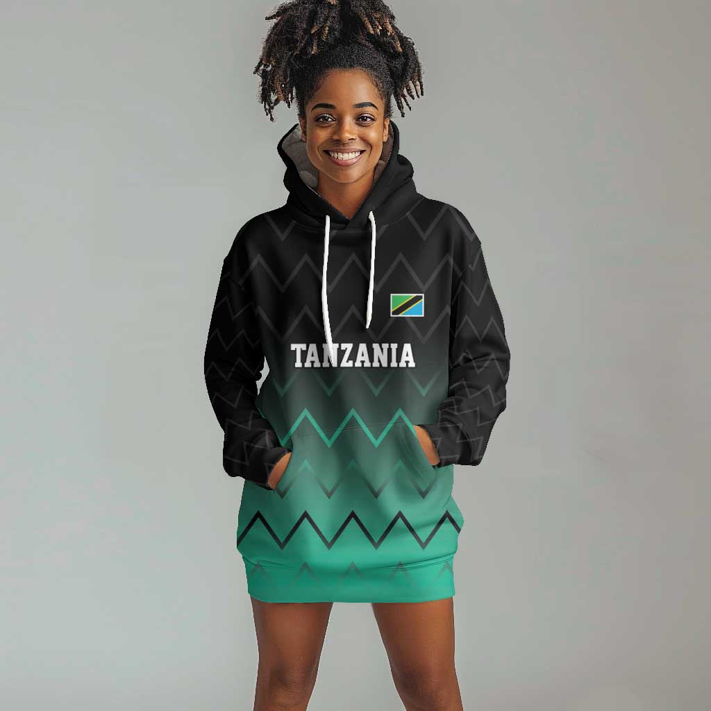 Custom Football African Tanzania Hoodie Dress Retro 2023-24 Tanzania History - African Pride