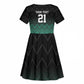 Custom Football African Tanzania Kid Short Sleeve Dress Retro 2023-24 Tanzania History - African Pride
