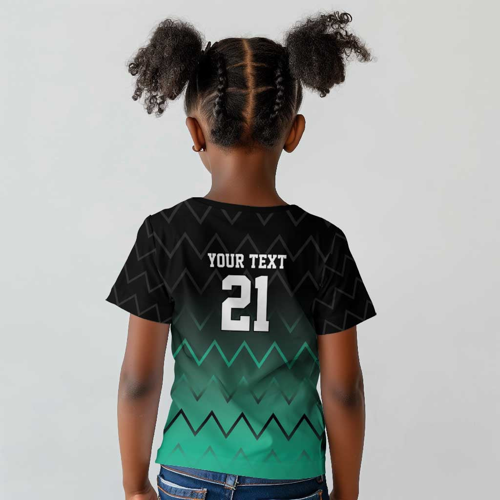 Custom Football African Tanzania Kid T shirt Retro 2023-24 Tanzania History - African Pride