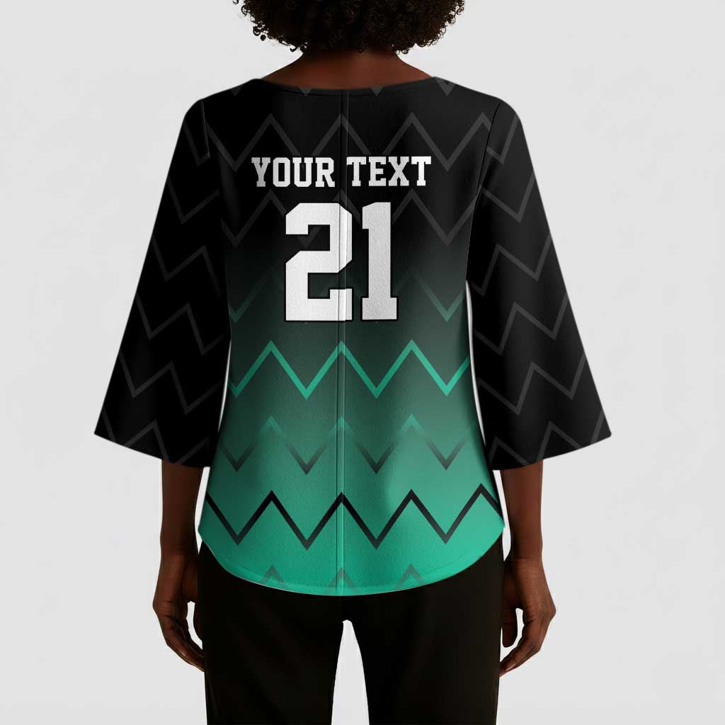 Custom Football African Tanzania Kimono Sleeve Blouse Retro 2023-24 Tanzania History