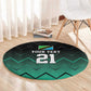 Custom Football African Tanzania Round Carpet Retro 2023-24 Tanzania History - African Pride