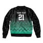Custom Football African Tanzania Sleeve Zip Bomber Jacket Retro 2023-24 Tanzania History - African Pride
