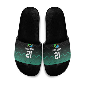 Custom Football African Tanzania Slide Sandals Retro 2023-24 Tanzania History