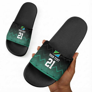 Custom Football African Tanzania Slide Sandals Retro 2023-24 Tanzania History