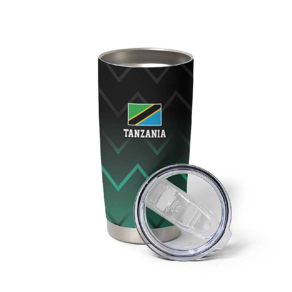 Custom Football African Tanzania Tumbler Cup Retro 2023-24 Tanzania History - African Pride