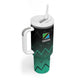 Custom Football African Tanzania Tumbler With Handle Retro 2023-24 Tanzania History - African Pride