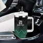 Custom Football African Tanzania Tumbler With Handle Retro 2023-24 Tanzania History - African Pride