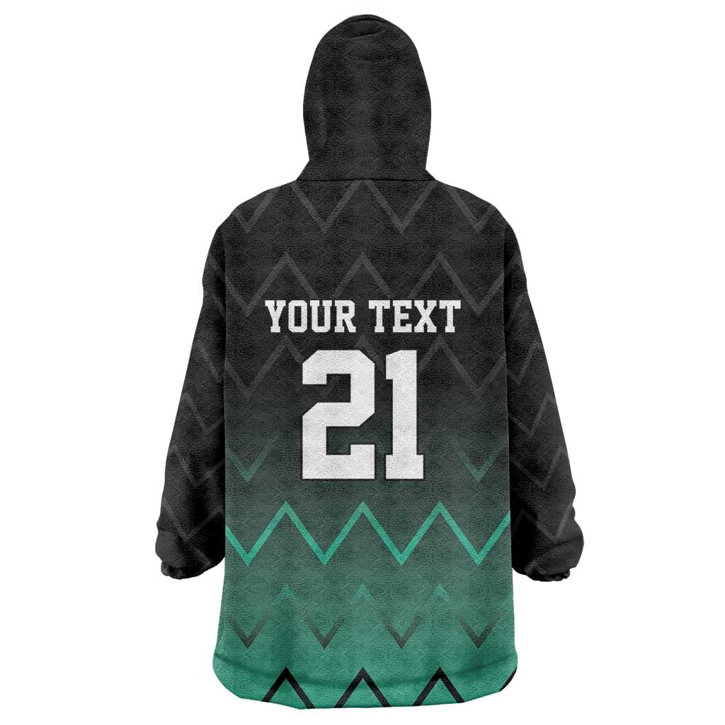 Custom Football African Tanzania Wearable Blanket Hoodie Retro 2023-24 Tanzania History - African Pride