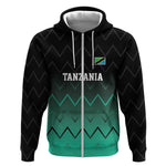 Custom Football African Tanzania Zip Hoodie Retro 2023-24 Tanzania History - African Pride
