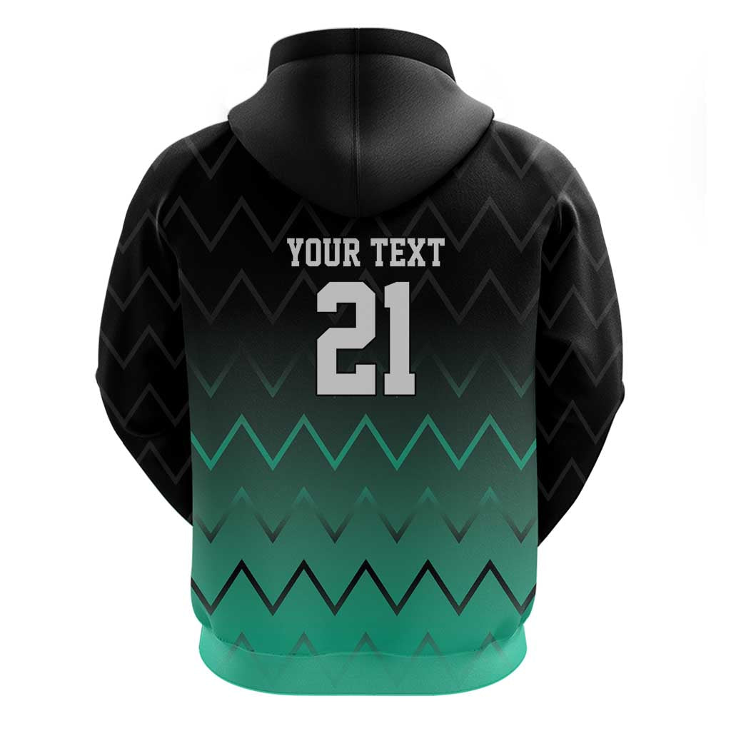 Custom Football African Tanzania Zip Hoodie Retro 2023-24 Tanzania History - African Pride