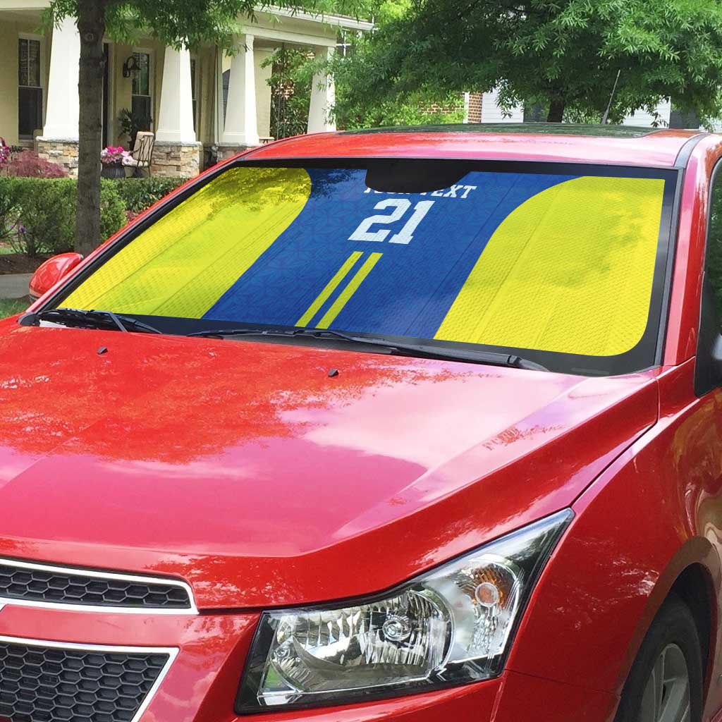 Custom Football African Tanzania Auto Sun Shade Taifa Stars Go Champion