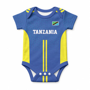 Custom Football African Tanzania Baby Onesie Taifa Stars Go Champion