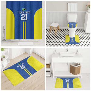 Custom Football African Tanzania Bathroom Set Taifa Stars Go Champion