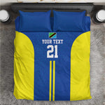 Custom Football African Tanzania Bedding Set Taifa Stars Go Champion - African Pride