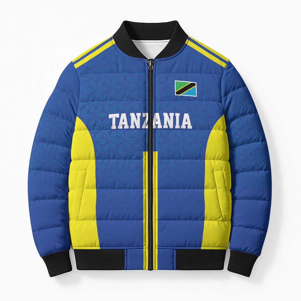 Custom Football African Tanzania Bomber Puffer Jacket Taifa Stars Go Champion