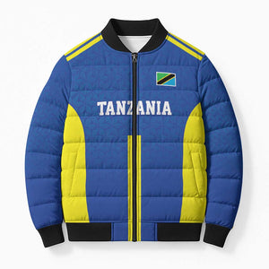Custom Football African Tanzania Bomber Puffer Jacket Taifa Stars Go Champion