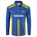 Custom Football African Tanzania Button Sweatshirt Taifa Stars Go Champion