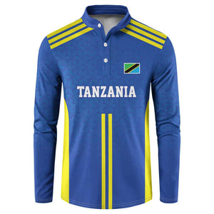 Custom Football African Tanzania Button Sweatshirt Taifa Stars Go Champion
