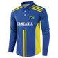 Custom Football African Tanzania Button Sweatshirt Taifa Stars Go Champion