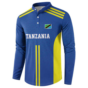Custom Football African Tanzania Button Sweatshirt Taifa Stars Go Champion