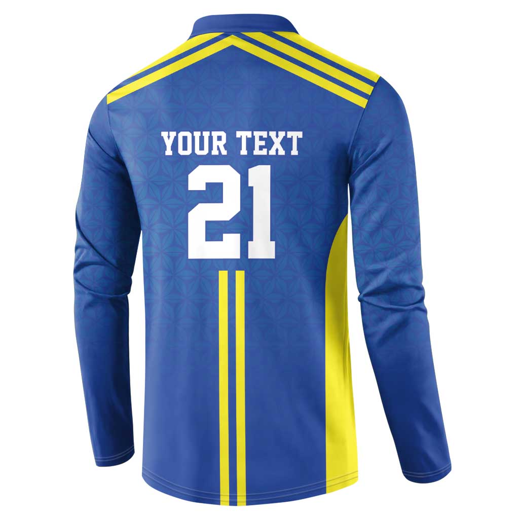 Custom Football African Tanzania Button Sweatshirt Taifa Stars Go Champion