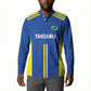Custom Football African Tanzania Button Sweatshirt Taifa Stars Go Champion