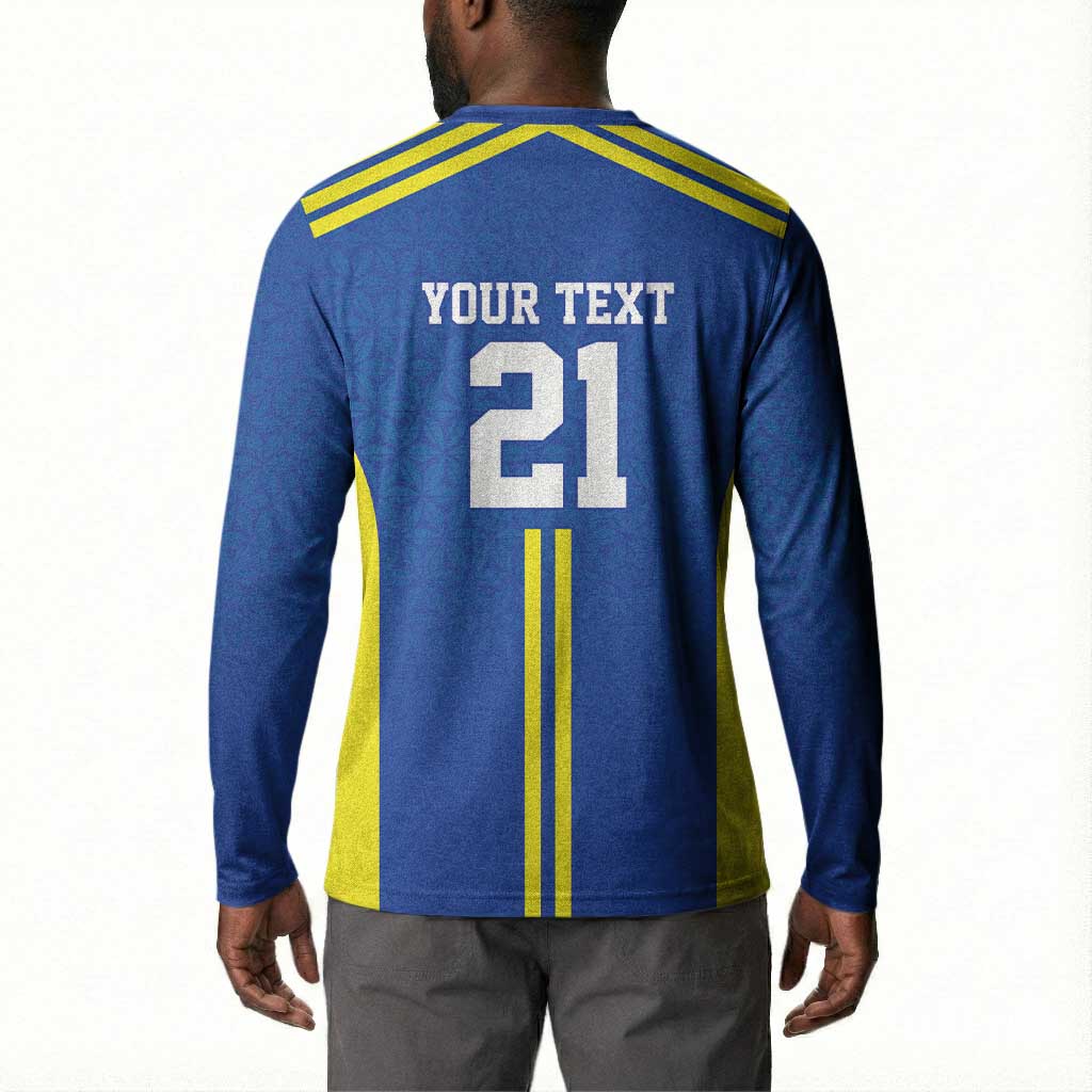 Custom Football African Tanzania Button Sweatshirt Taifa Stars Go Champion