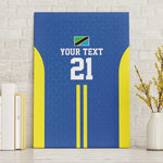 Custom Football African Tanzania Canvas Wall Art Taifa Stars Go Champion - African Pride