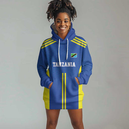 Custom Football African Tanzania Hoodie Dress Taifa Stars Go Champion - African Pride