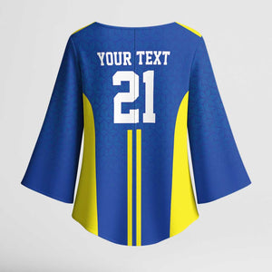 Custom Football African Tanzania Kimono Sleeve Blouse Taifa Stars Go Champion