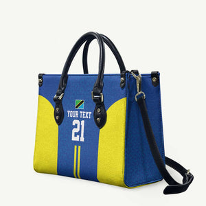 Custom Football African Tanzania Leather Bag Taifa Stars Go Champion
