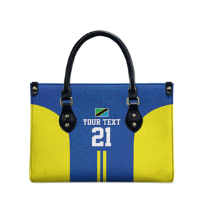Custom Football African Tanzania Leather Bag Taifa Stars Go Champion